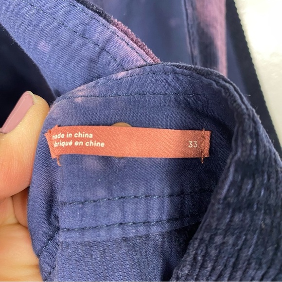 Pilcro Slim Corduroy Overalls Sz 33 - Picture 11 of 11